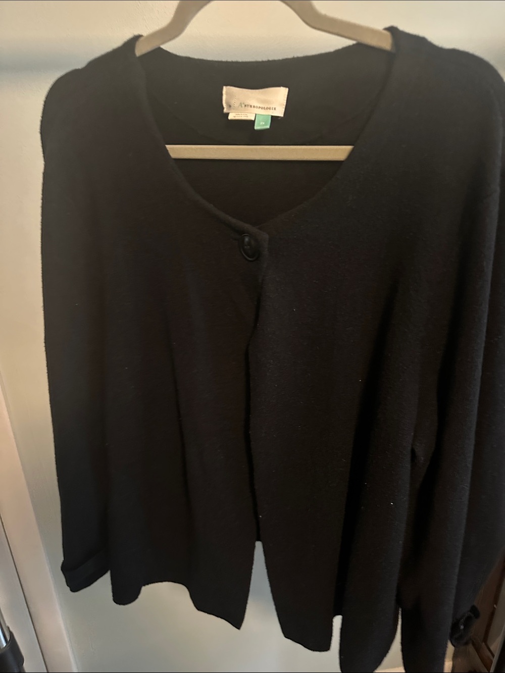 Anthropologie Black Cardigan